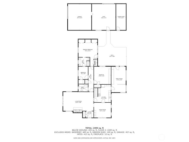 1639 21st Ave, Longview, WA 98632 - home floor plan