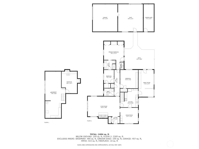1639 21st Ave, Longview, WA 98632 - home floor plan