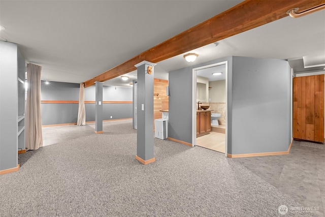 2234 Main St, Ferndale, WA 98248 - finished below grade area with baseboards and carpet