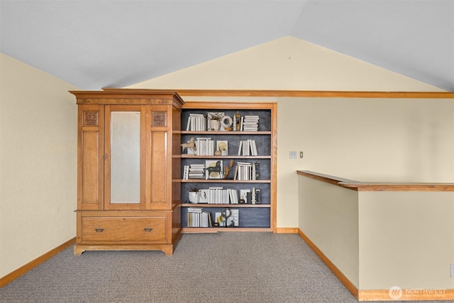 2234 Main St, Ferndale, WA 98248 - interior space with lofted ceiling, carpet, and baseboards