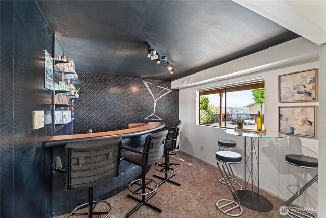 517 S 212th St, Des Moines, WA 98198 - indoor dry bar featuring carpet flooring