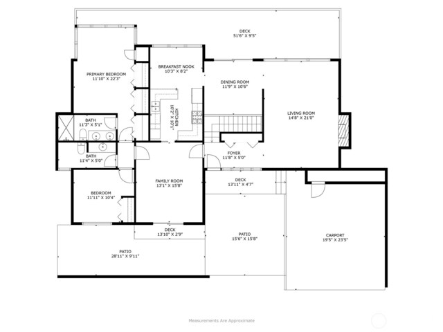 517 S 212th St, Des Moines, WA 98198 - floor plan / room layout