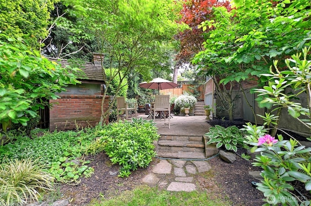 10733 14th Ave NE, Seattle, WA 98125 - view of yard featuring a patio area