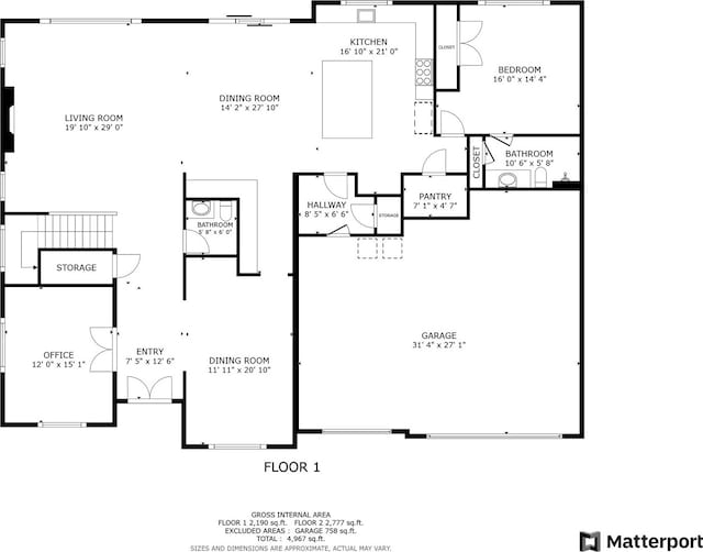 4161 86th Ave SE, Mercer Island, WA 98040 - property floor plan