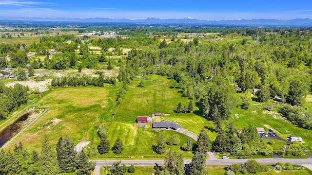206 Kelly Rd, Bellingham, WA 98226 - aerial view with a mountain view
