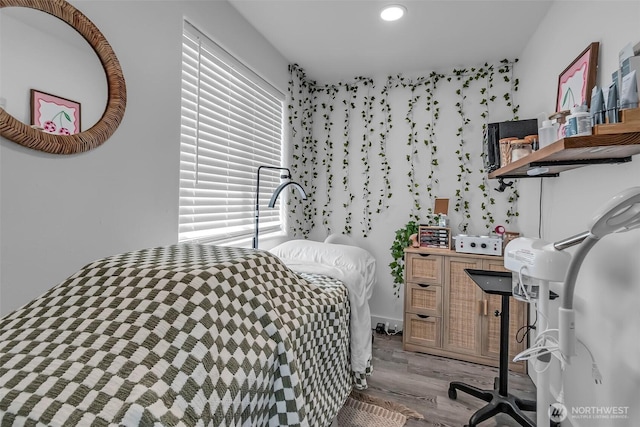 108 Centre St S, Rainier, WA 98576 - bedroom with light wood-type flooring and recessed lighting