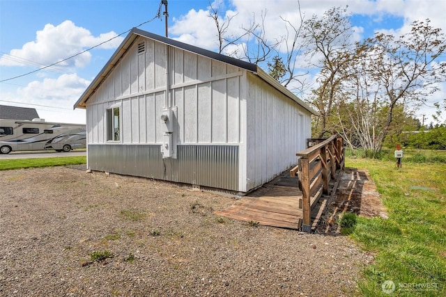 108 Centre St S, Rainier, WA 98576 - view of side of home with board and batten siding