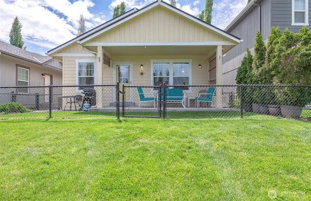 view of bungalow-style home