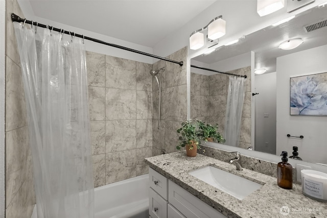 4822 S M St, Tacoma, WA 98408 - full bath featuring shower / bath combo with shower curtain and vanity