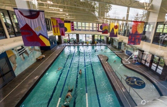 view of indoor community pool