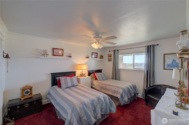 1005 346th Pl, Ocean Park, WA 98640 - bedroom featuring carpet and a ceiling fan