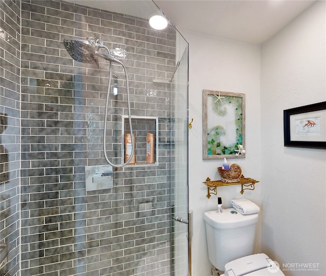 1005 346th Pl, Ocean Park, WA 98640 - bathroom with a shower stall and toilet