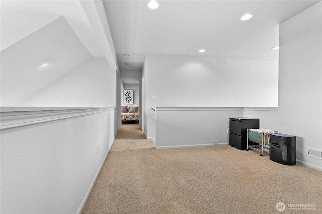 1725 Harrison Pl Unit 103, Lynden, WA 98264 - corridor featuring carpet flooring, recessed lighting, and baseboards