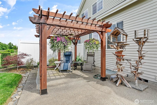 1725 Harrison Pl Unit 103, Lynden, WA 98264 - view of patio featuring a pergola