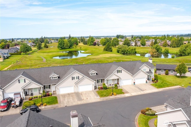 1725 Harrison Pl Unit 103, Lynden, WA 98264 - aerial view of residential area with a nearby body of water and a golf club