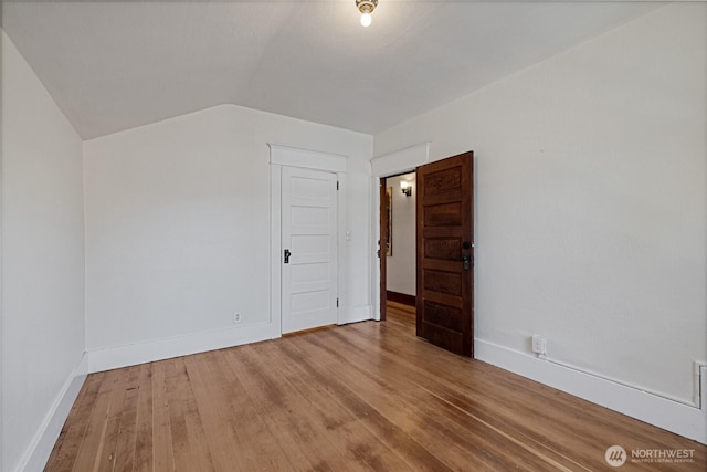 3301 Mckinley Ave, Tacoma, WA 98404 - bonus room with vaulted ceiling, baseboards, and wood finished floors