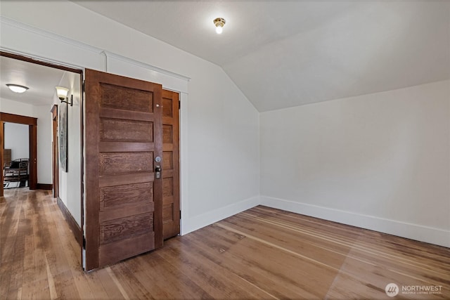 3301 Mckinley Ave, Tacoma, WA 98404 - additional living space featuring lofted ceiling, baseboards, and wood finished floors