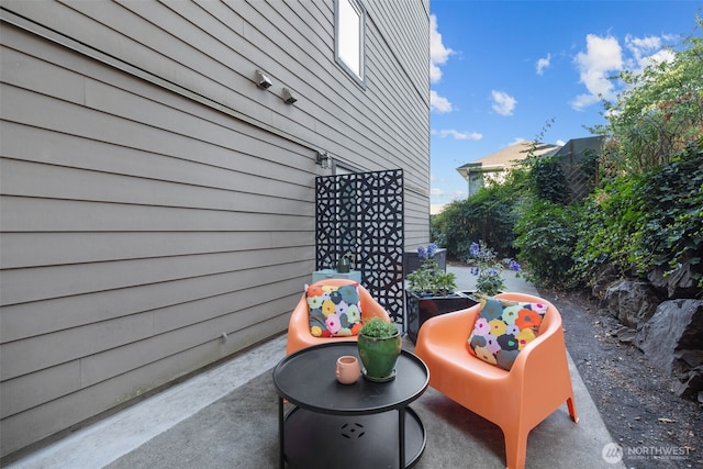 view of patio