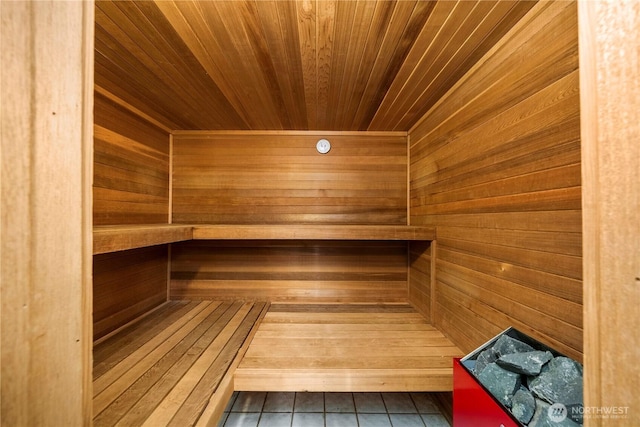 4538 Somerset Dr SE, Bellevue, WA 98006 - view of sauna / steam room with tile patterned flooring