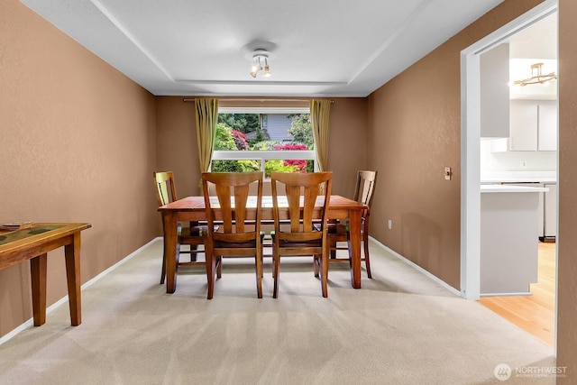 19801 88th Ave W, Edmonds, WA 98026 - dining room featuring light carpet and baseboards