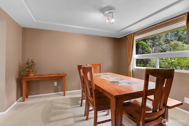 19801 88th Ave W, Edmonds, WA 98026 - dining area featuring light carpet and baseboards