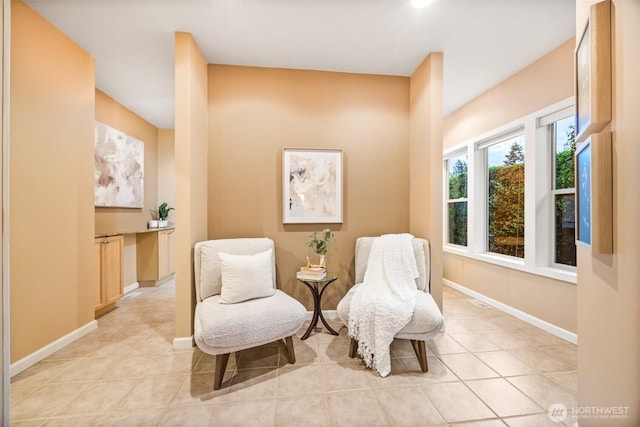 17922 Marine View Dr SW, Normandy Park, WA 98166 - living area with baseboards and light tile patterned floors