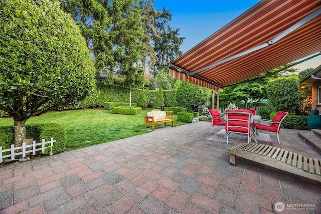 17922 Marine View Dr SW, Normandy Park, WA 98166 - view of patio / terrace featuring fence and outdoor dining area