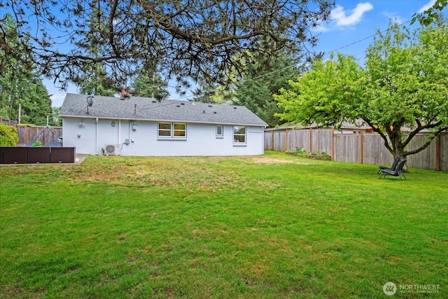 back of property with stucco siding
