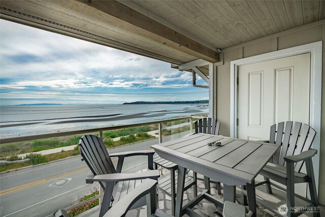 8075 Harborview Rd Unit 301, Blaine, WA 98230 - balcony with a water view