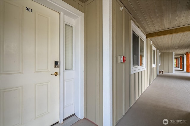 8075 Harborview Rd Unit 301, Blaine, WA 98230 - property entrance with board and batten siding