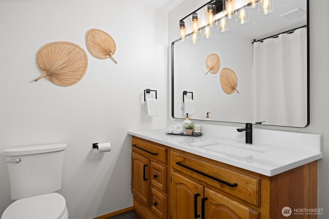 3785 Greenville Pl, Bellingham, WA 98226 - bathroom featuring toilet and vanity