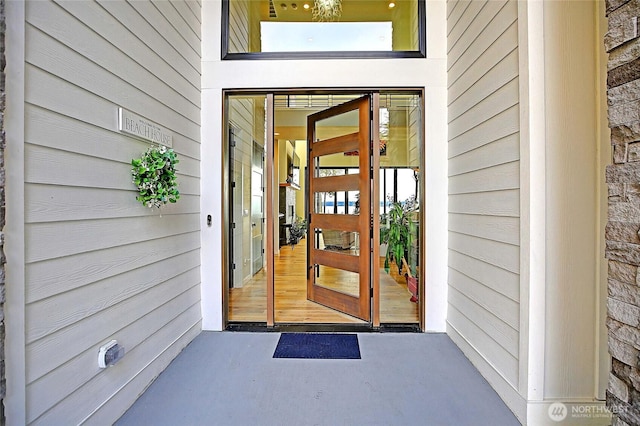 view of property entrance