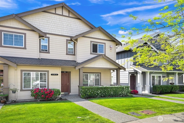 343 Tremont Ave Unit 102, Bellingham, WA 98226 - multi unit property featuring a front lawn and a shingled roof