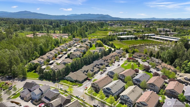 343 Tremont Ave Unit 102, Bellingham, WA 98226 - drone / aerial view with a mountain view, a residential view, and a view of trees
