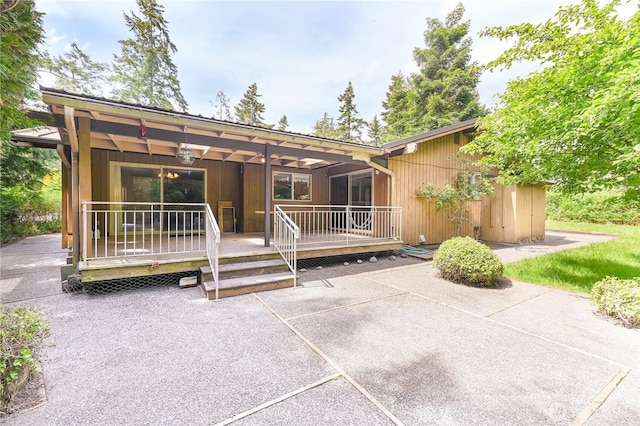 view of back of property