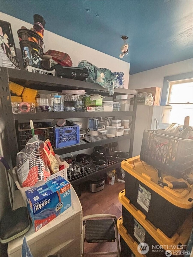 view of storage room