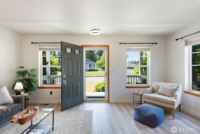 3828 Sutton Pl, Anacortes, WA 98221 - entrance foyer featuring light wood-style floors and baseboards