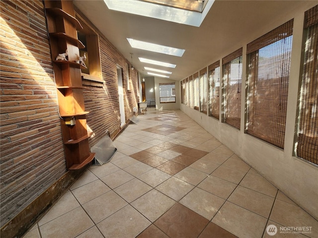 234 SW 15th Ave, Ephrata, WA 98823 - corridor with tile patterned flooring and a skylight