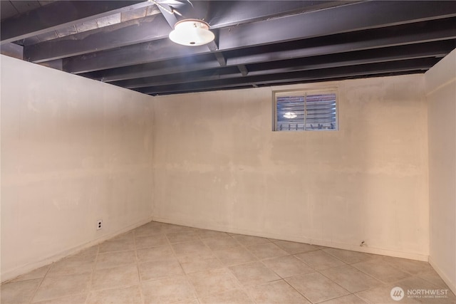 234 SW 15th Ave, Ephrata, WA 98823 - finished basement with tile patterned flooring
