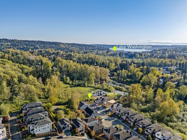 19507 81st Pl NE Unit 3, Kenmore, WA 98028 - aerial view of property's location featuring a forest and nearby suburban area