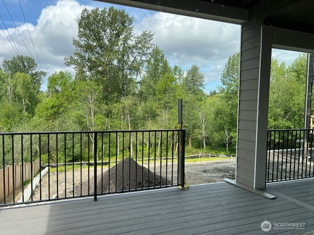19507 81st Pl NE Unit 3, Kenmore, WA 98028 - view of wooden terrace