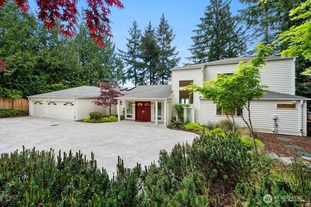 3236 Gravelly Beach Loop NW, Olympia, WA 98502 - view of front of property featuring a detached garage