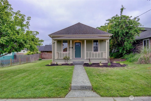 1813 10th St, Anacortes, WA 98221 - view of front of property with covered porch and roof with shingles
