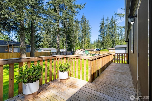 view of deck