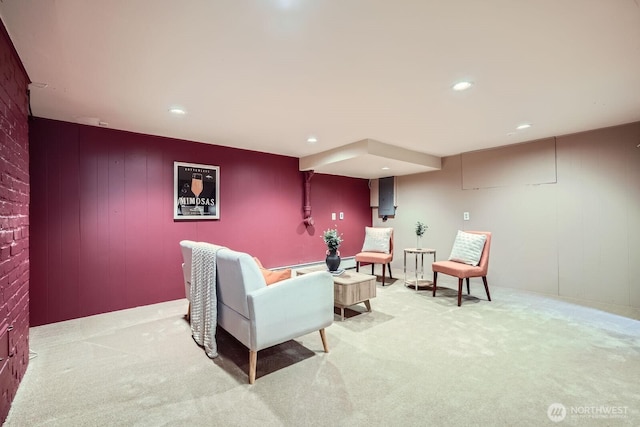 2523 Royal Ct E, Seattle, WA 98112 - home theater room featuring carpet flooring and recessed lighting