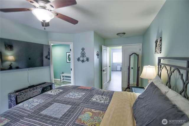 111 E Martin St, Elma, WA 98541 - bedroom with ceiling fan