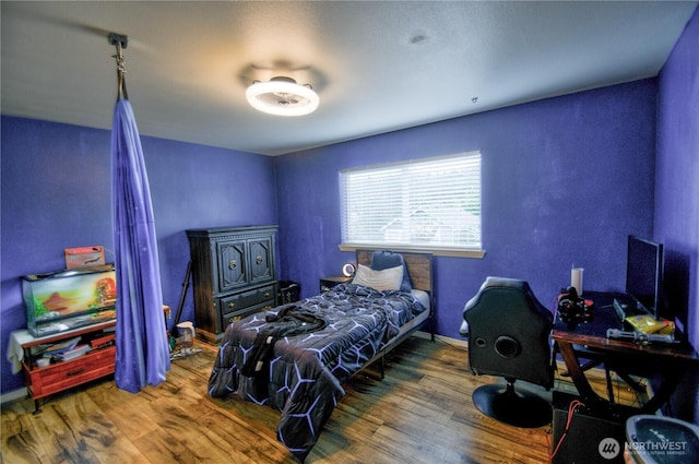 111 E Martin St, Elma, WA 98541 - bedroom featuring wood finished floors