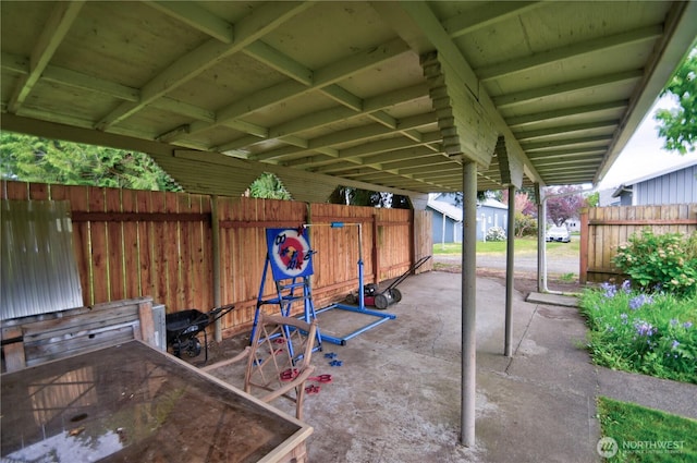 111 E Martin St, Elma, WA 98541 - view of patio with fence