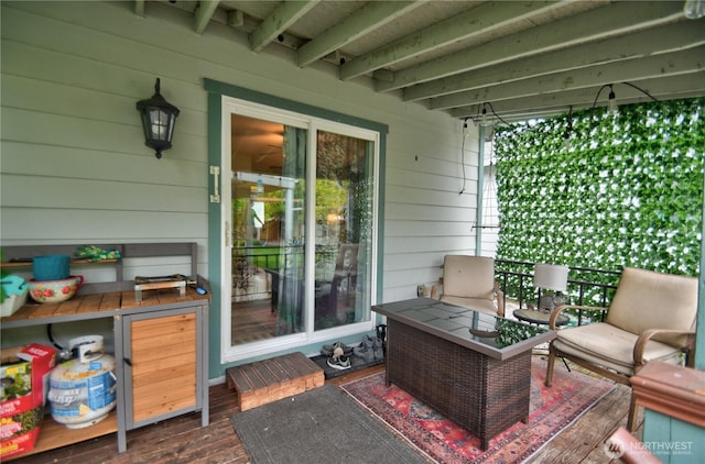 111 E Martin St, Elma, WA 98541 - wooden deck featuring an outdoor living space