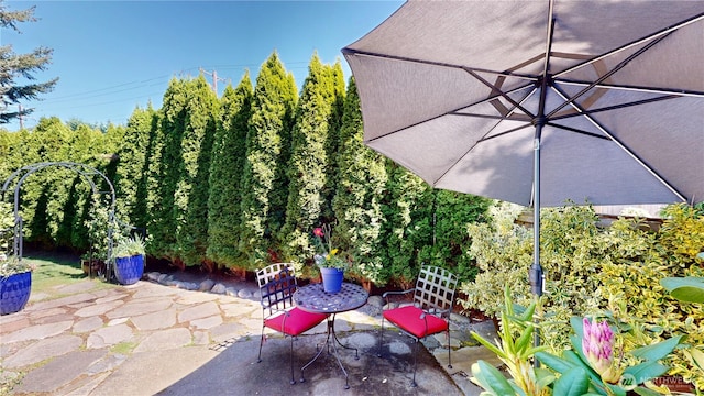 view of patio